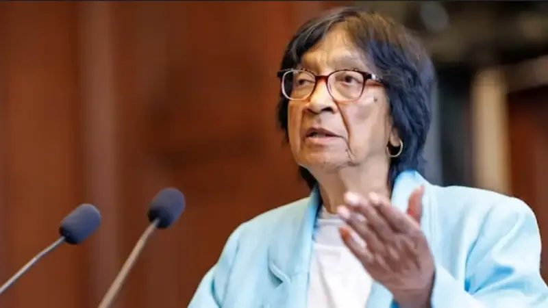 Navi Pillay, the South African jurist awarded the 2026 Nobel Peace Prize