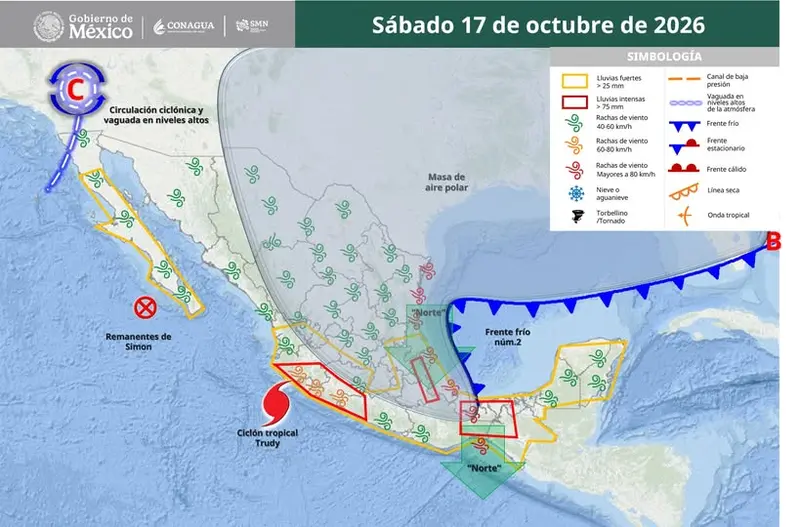Hurricane Trudy threatens Mexico’s Pacific coast near Colima, Jalisco and Michoacán